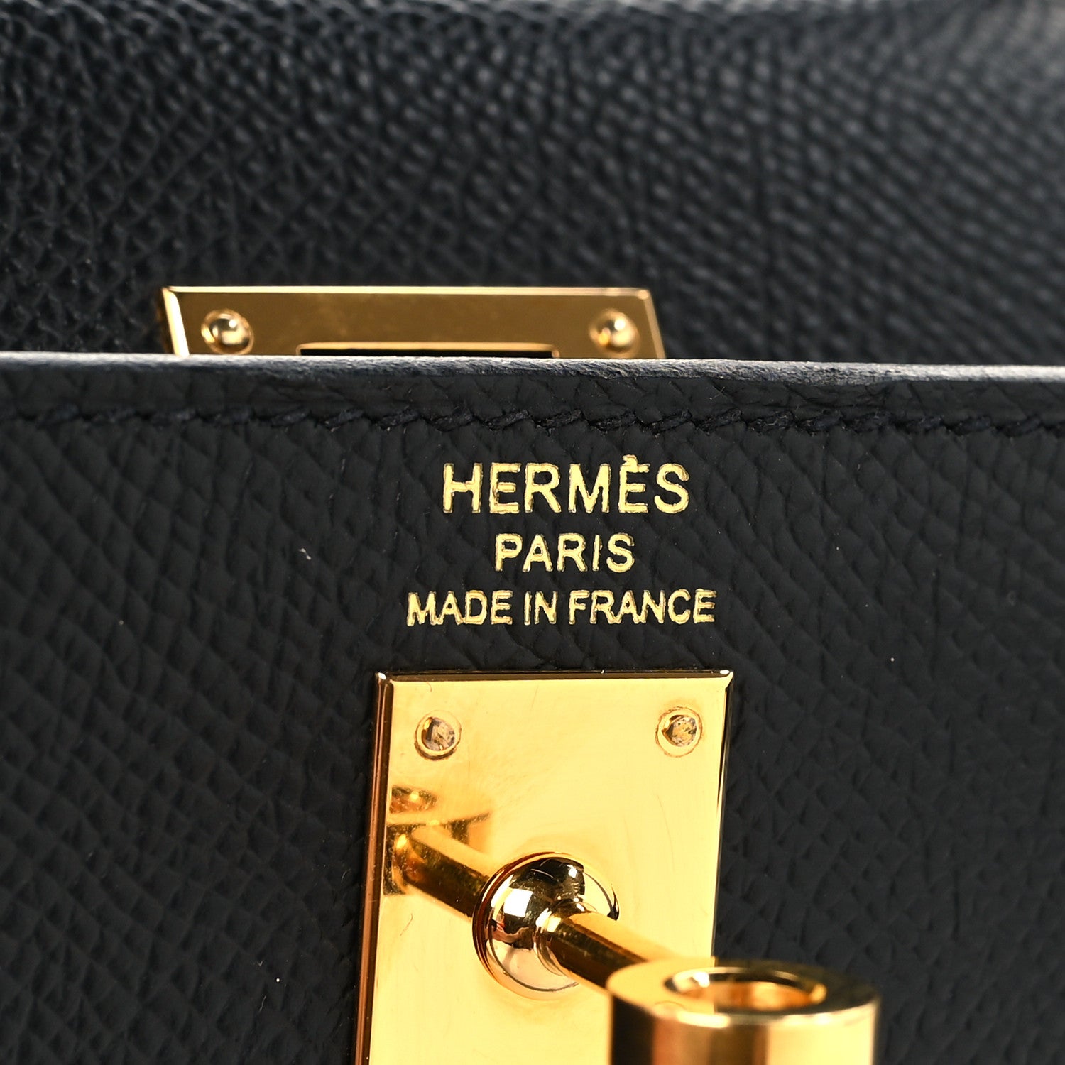 Hermes Epsom Kelly Sellier 25 Black 6 of 10