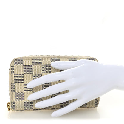 Louis Vuitton Damier Azur Compact Zippy Wallet 2 of 11