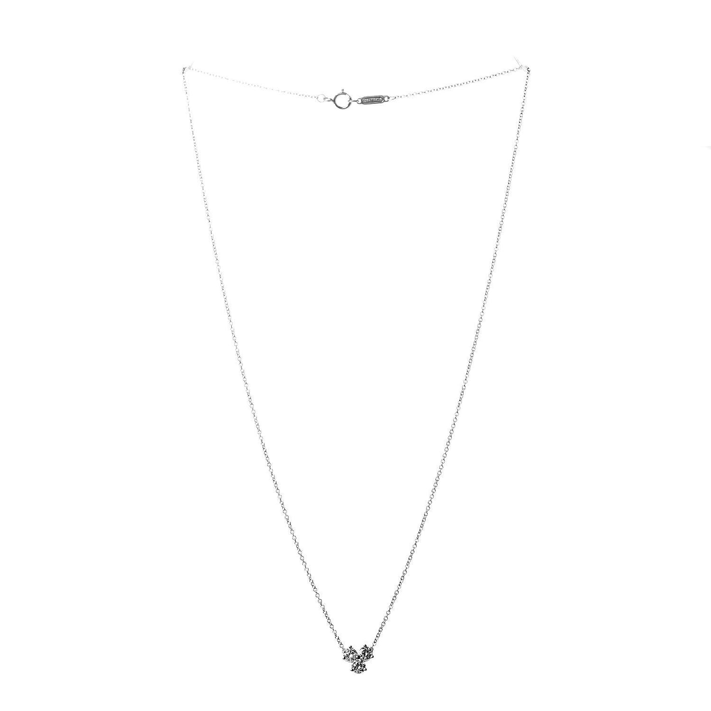 Platinum Diamond Aria Pendant Necklace