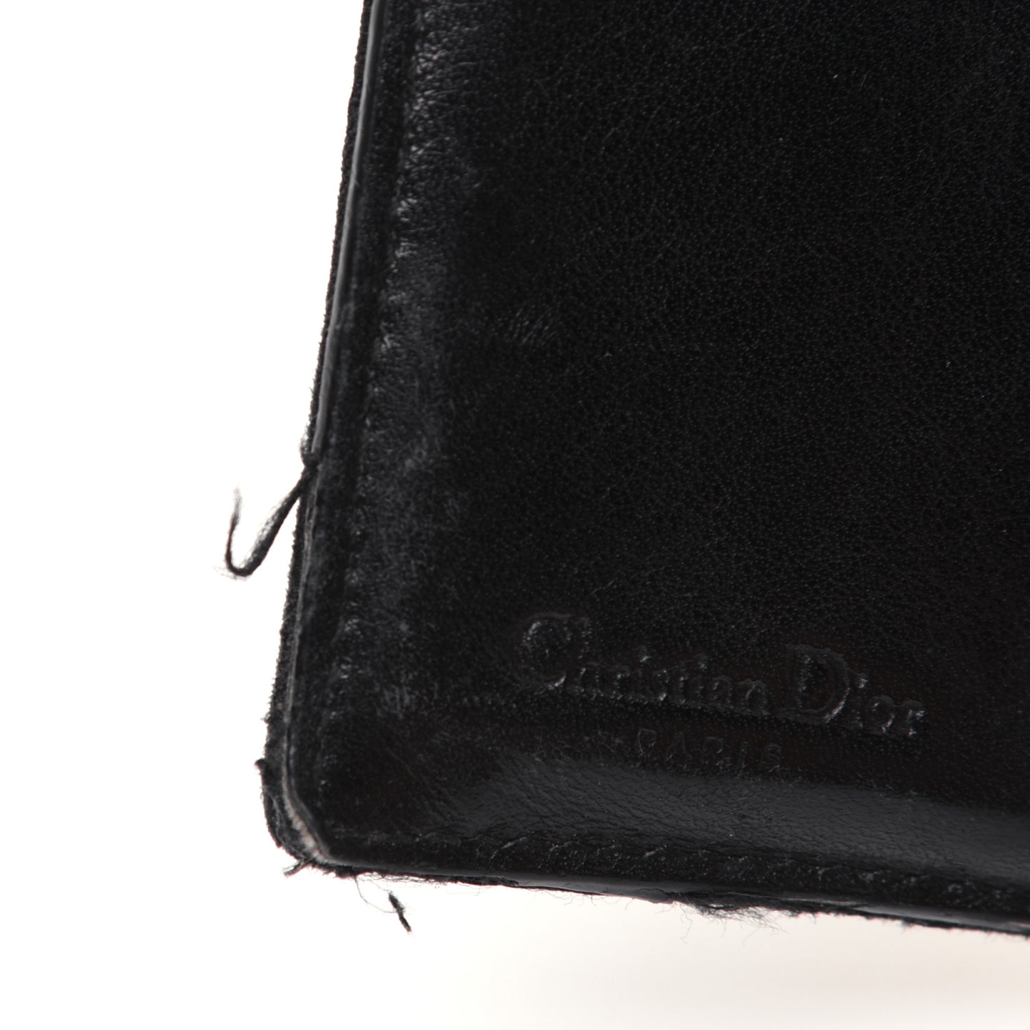 Monogram Compact Saddle Wallet Black