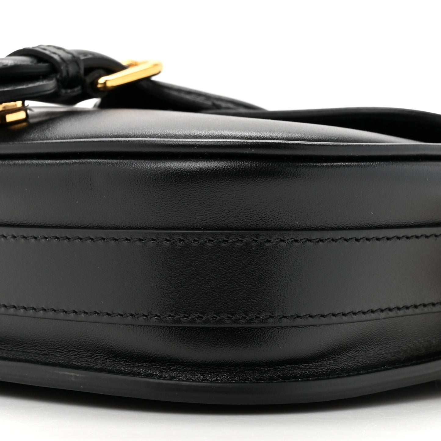 Box Calfskin Small Bobby Flap Black