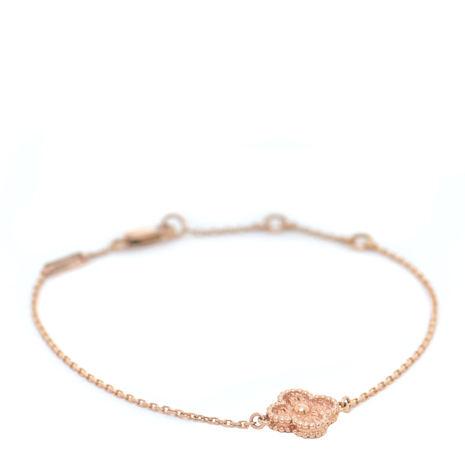 Van Cleef & Arpels 18K Rose Gold Sweet Alhambra Bracelet 1 of 5