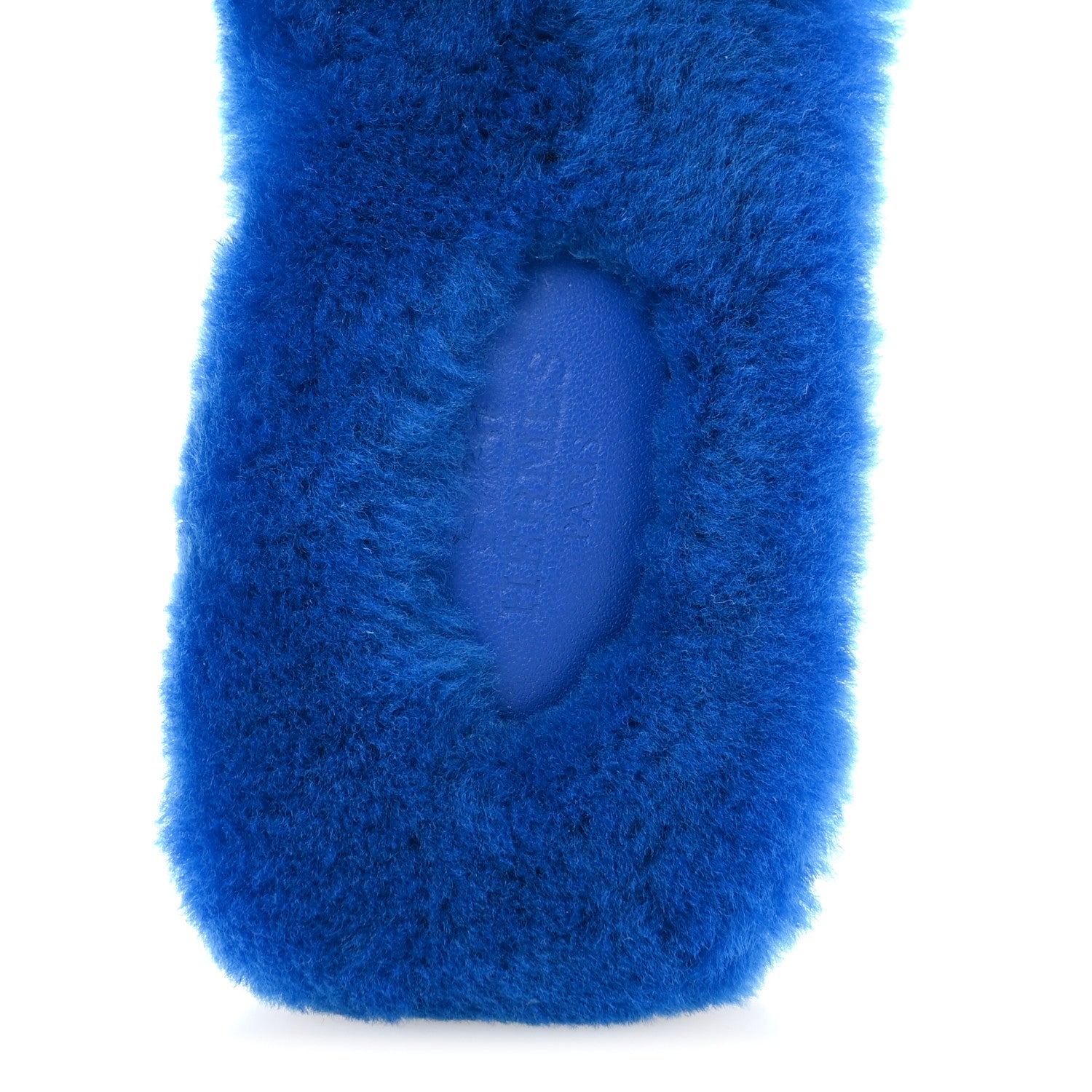 Hermes Woolskin Oran Sandals 38 Blue 7 of 9