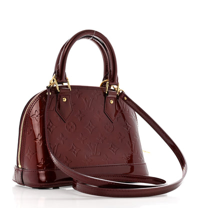 Louis Vuitton Vernis Alma BB Magenta 3 of 11