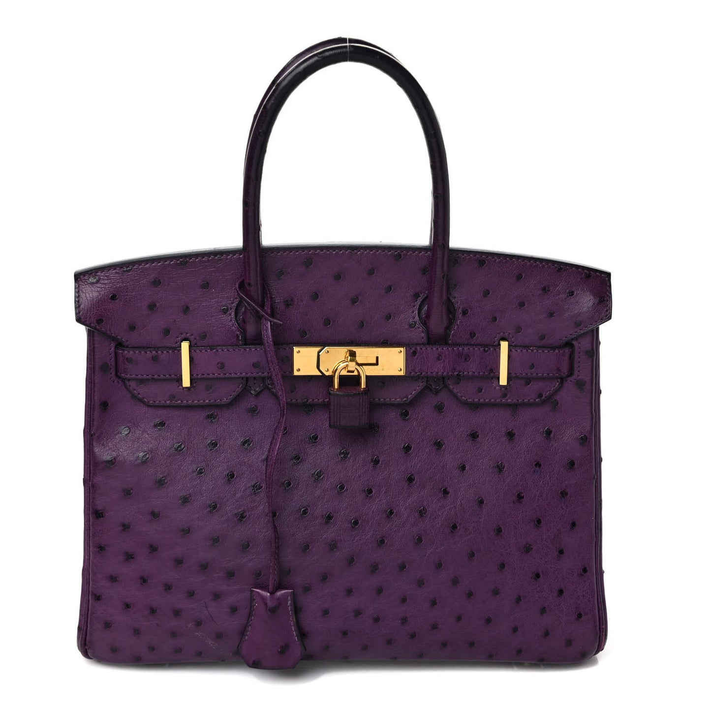 Ostrich Birkin 30 Violine