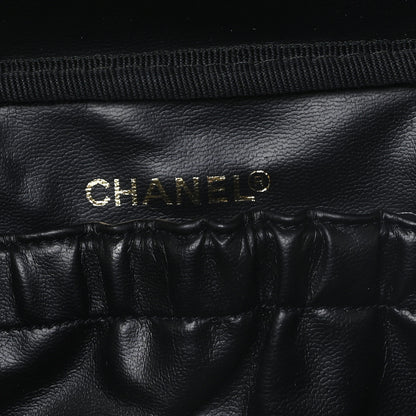 Chanel Lambskin Vanity Cosmetic Bag Black 6 of 8