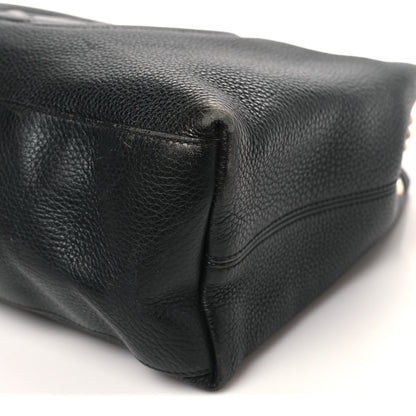 Gucci Pebbled Calfskin Medium Soho Chain Shoulder Bag Black 10 of 12