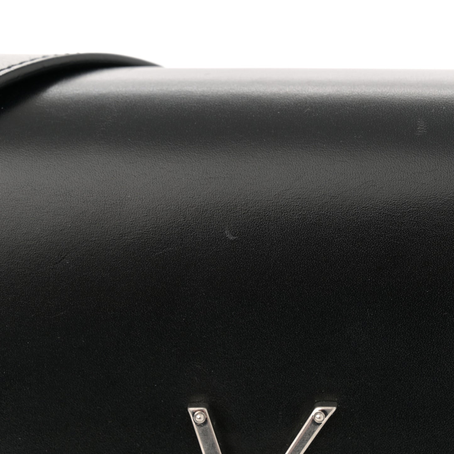 Box Calfskin Monogram Medium Solferino Satchel Black
