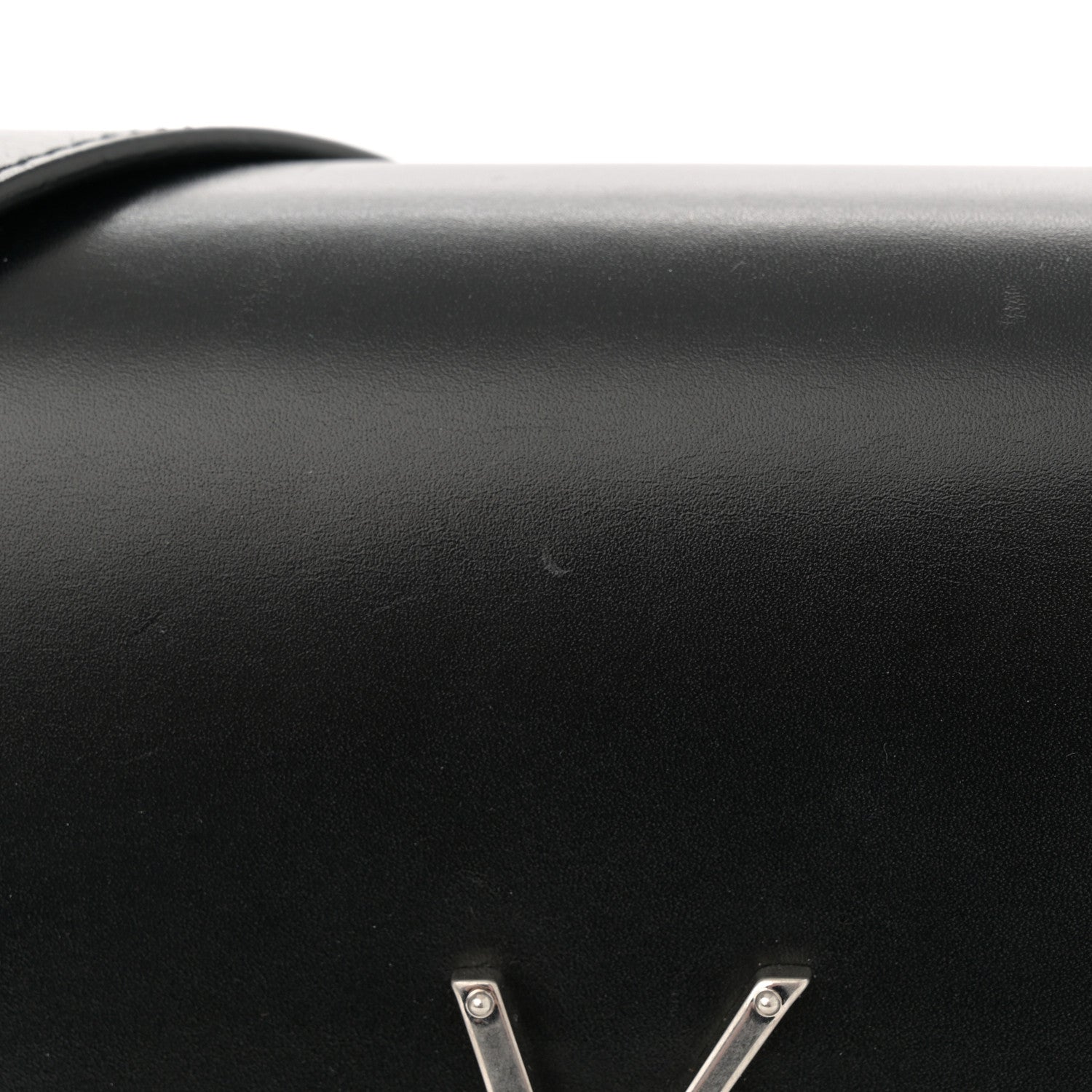 Saint Laurent Box Calfskin Monogram Medium Solferino Satchel Black 13 of 13