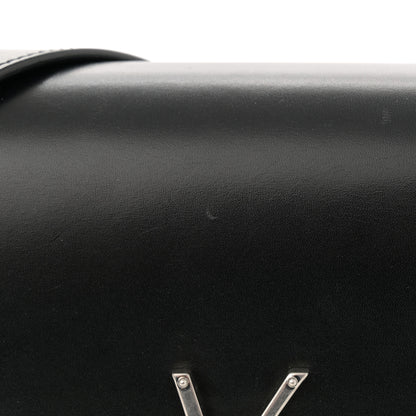Saint Laurent Box Calfskin Monogram Medium Solferino Satchel Black 13 of 13