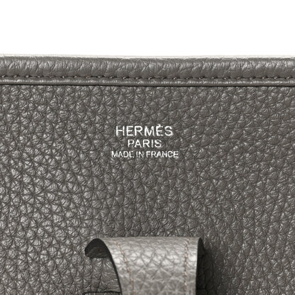 Hermes Taurillon Clemence Evelyne III PM Etain 6 of 10