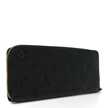 Louis Vuitton Empreinte Clemence Wallet Black 3 of 7