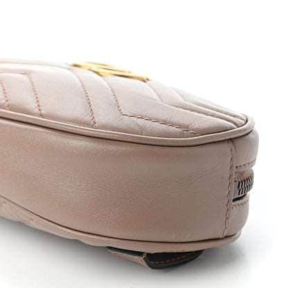 Gucci Calfskin Matelasse GG Marmont Belt Bag 85 34 Porcelain Rose 9 of 11