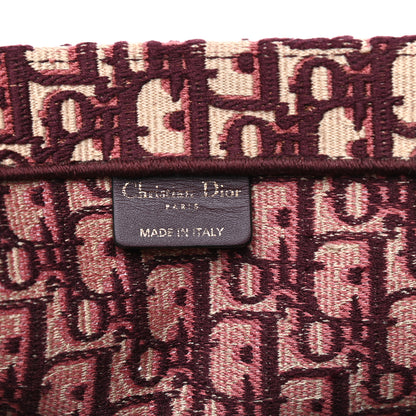 Christian Dior Oblique Large Book Tote Burgundy Multicolor 6 of 9