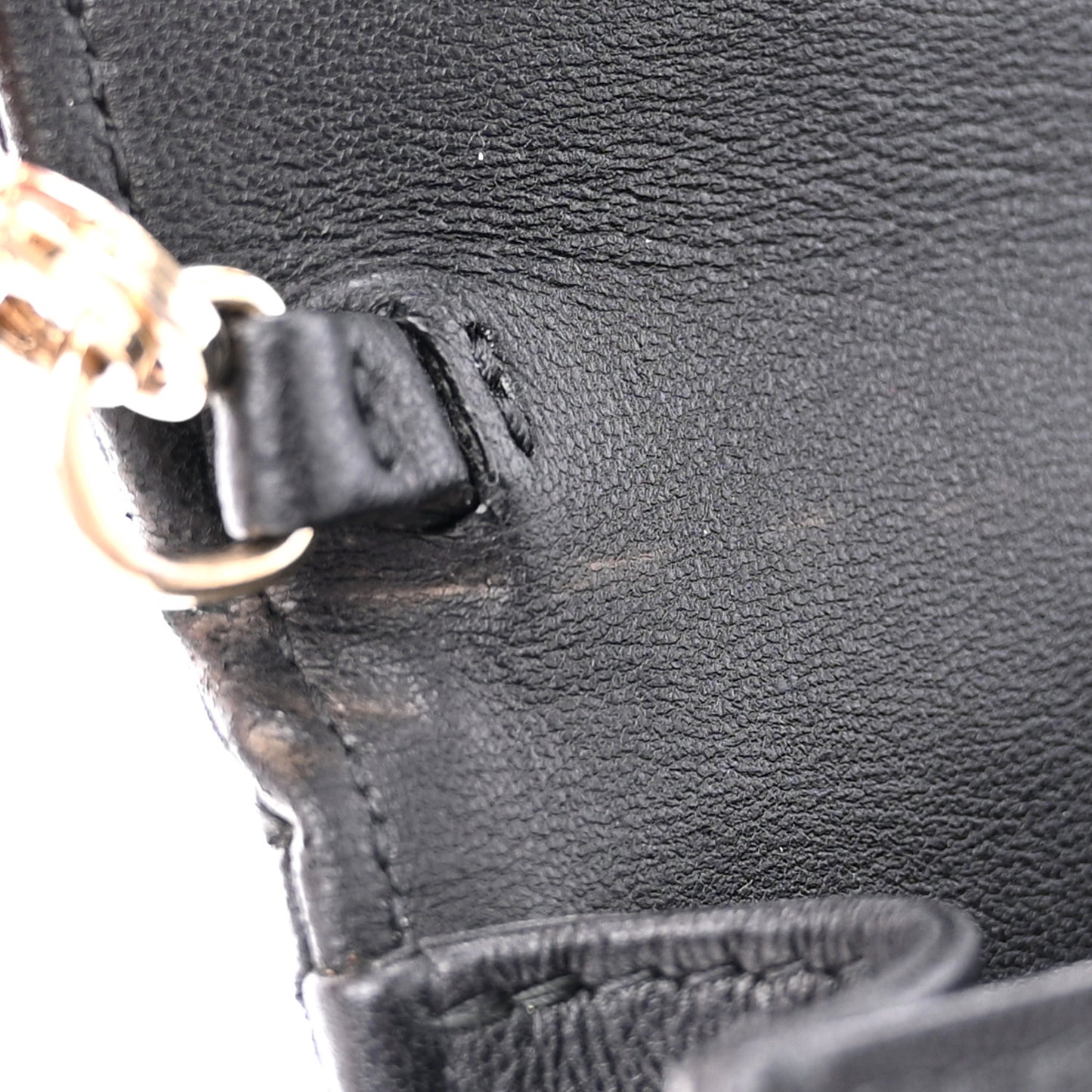 Lambskin Cannage Lady Dior Pouch Black