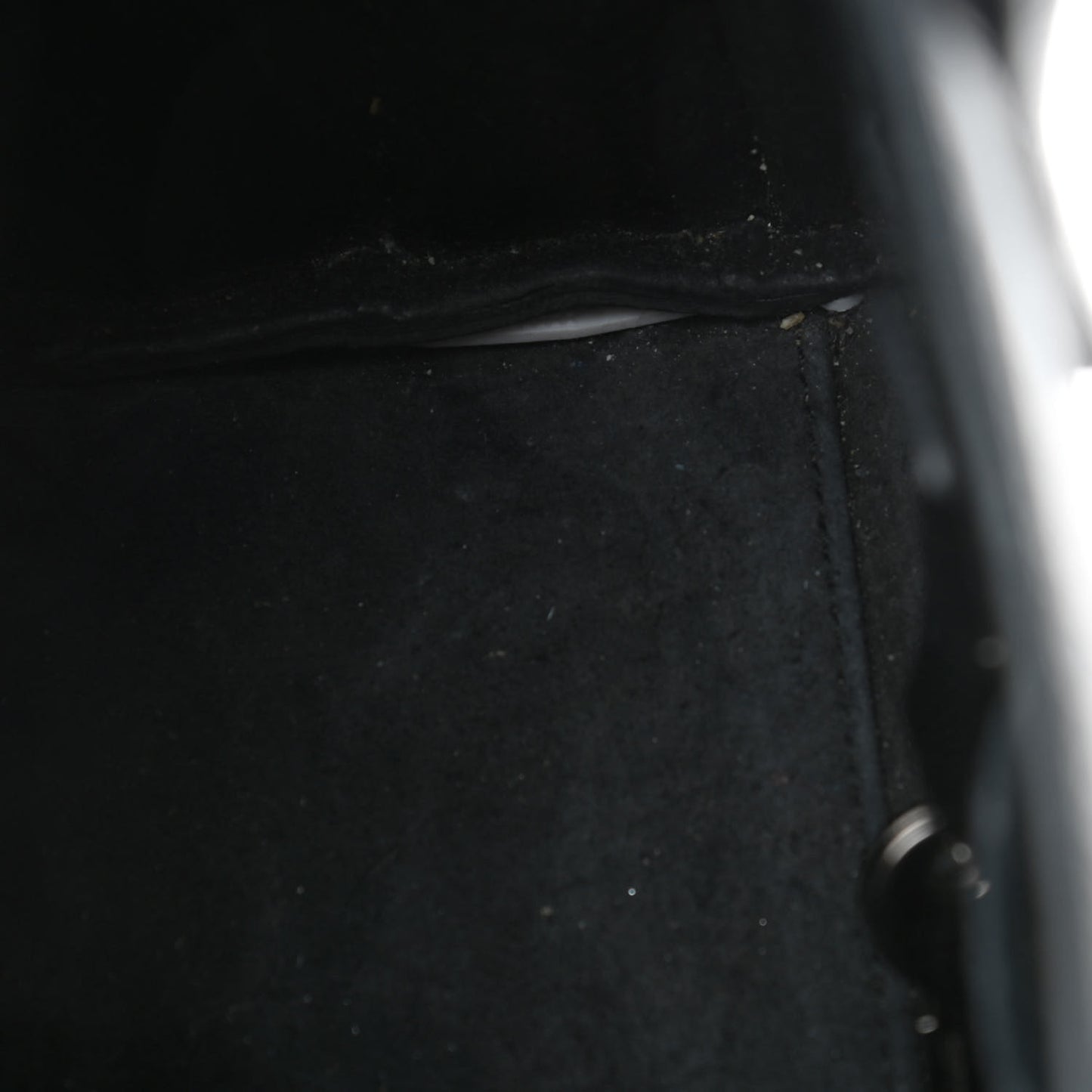 Calfskin Crocodile Embossed Nano Sac De Jour Black