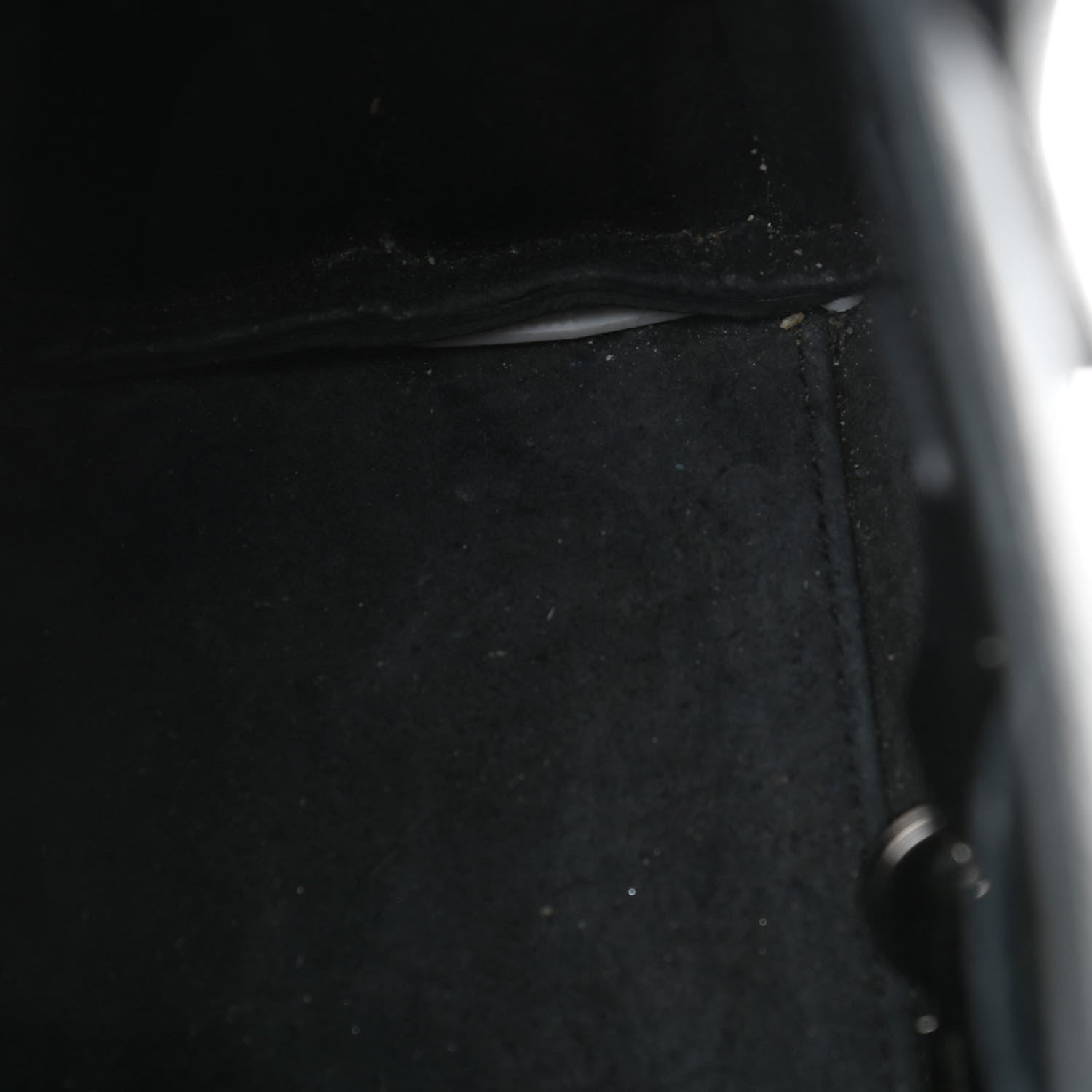 Saint Laurent Calfskin Crocodile Embossed Nano Sac De Jour Black 5 of 5