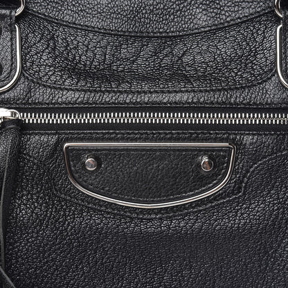 Balenciaga Chevre Silver Metallic Edge Hardware Velo Black 11 of 11