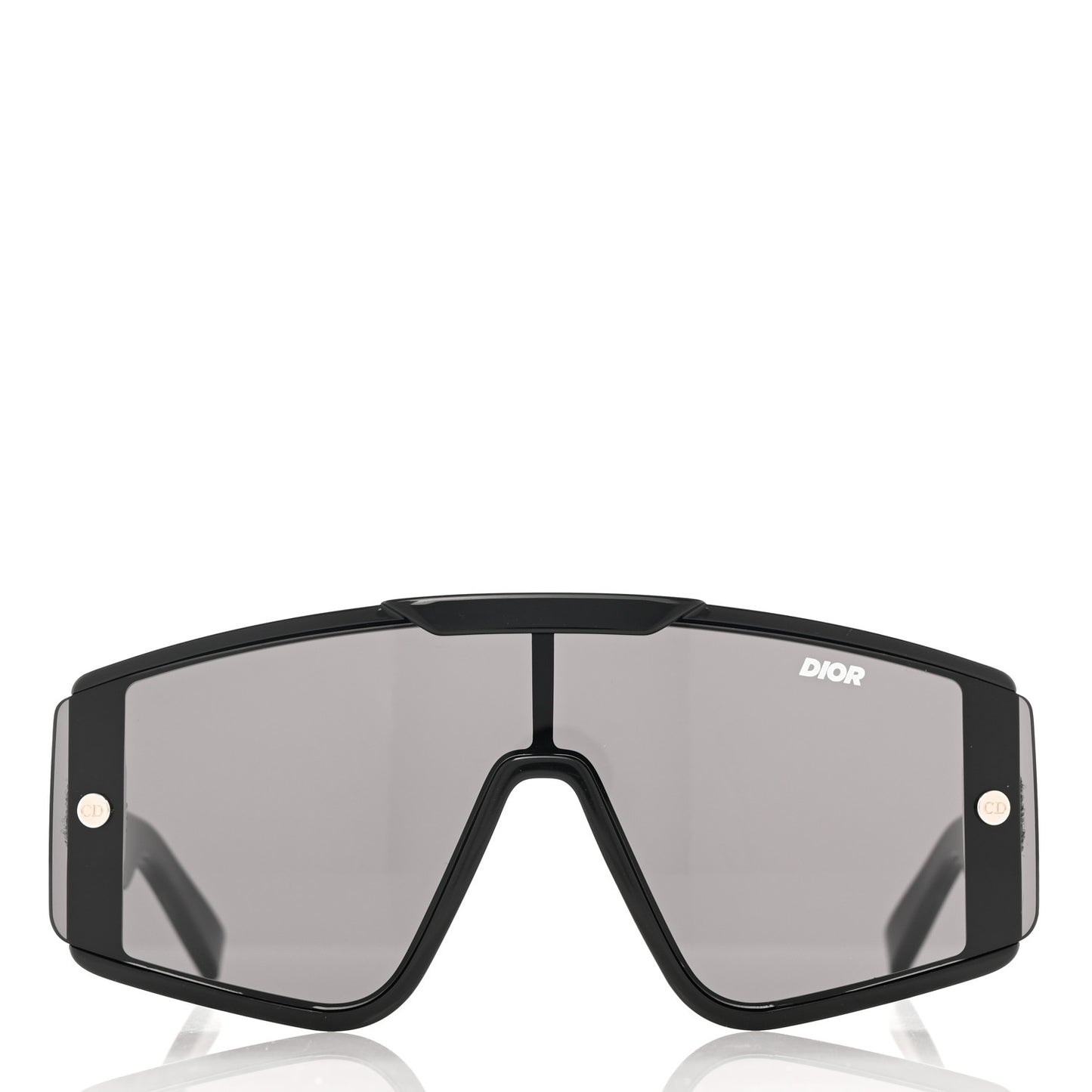 Acetate Diorxtrem MU Oblique Mask Sunglasses Black