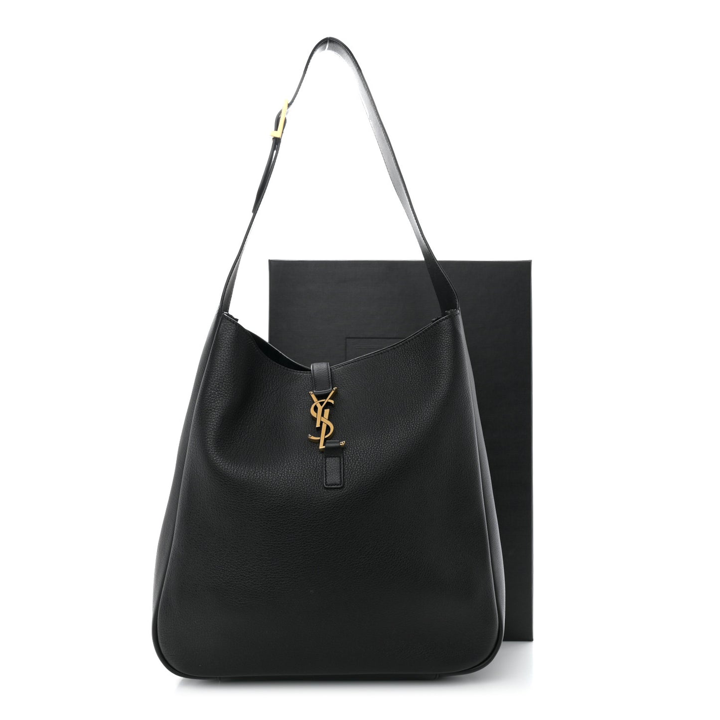 Smooth Calfskin Large Le 5 A 7 Soft Hobo Black