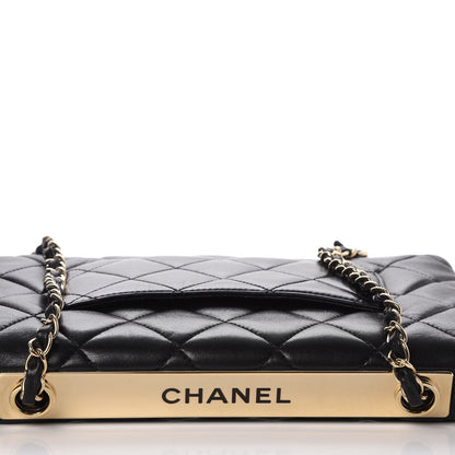 Chanel Lambskin Quilted Medium Trendy CC Flap Black 5 of 11