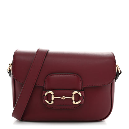 Gucci Arabella Calfskin Horsebit 1955 Shoulder Bag Rosso Ancora 1 of 10