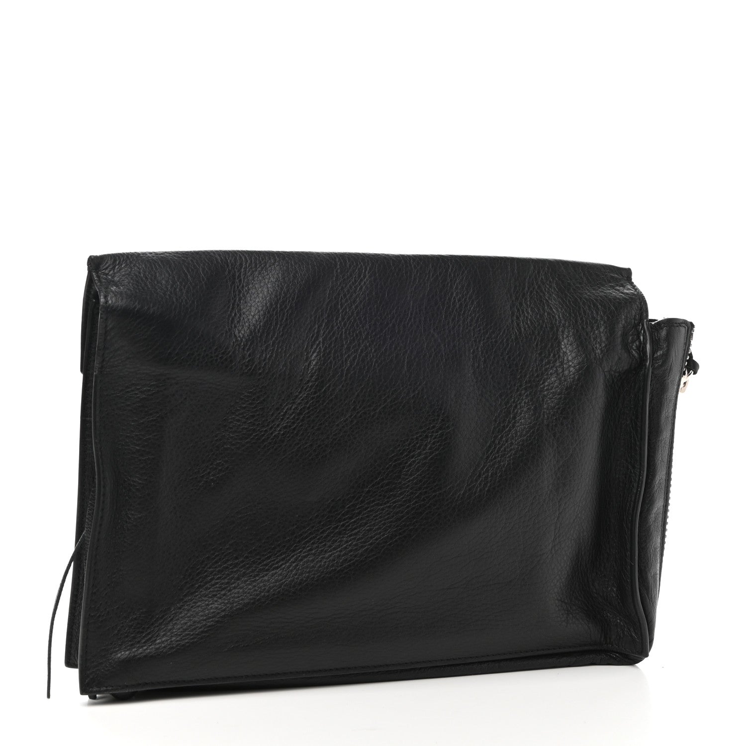 Balenciaga Veau Papier Sight Clutch Black 3 of 7