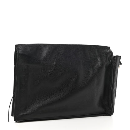 Balenciaga Veau Papier Sight Clutch Black 3 of 7