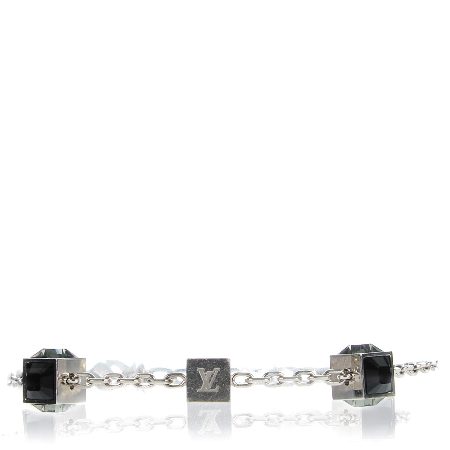 Louis Vuitton Swarovski Gamble Bracelet Silver 1 of 5