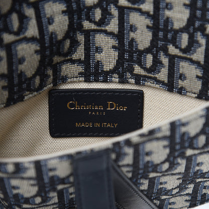 Christian Dior Oblique Saddle Belt Bag Blue 6 of 7