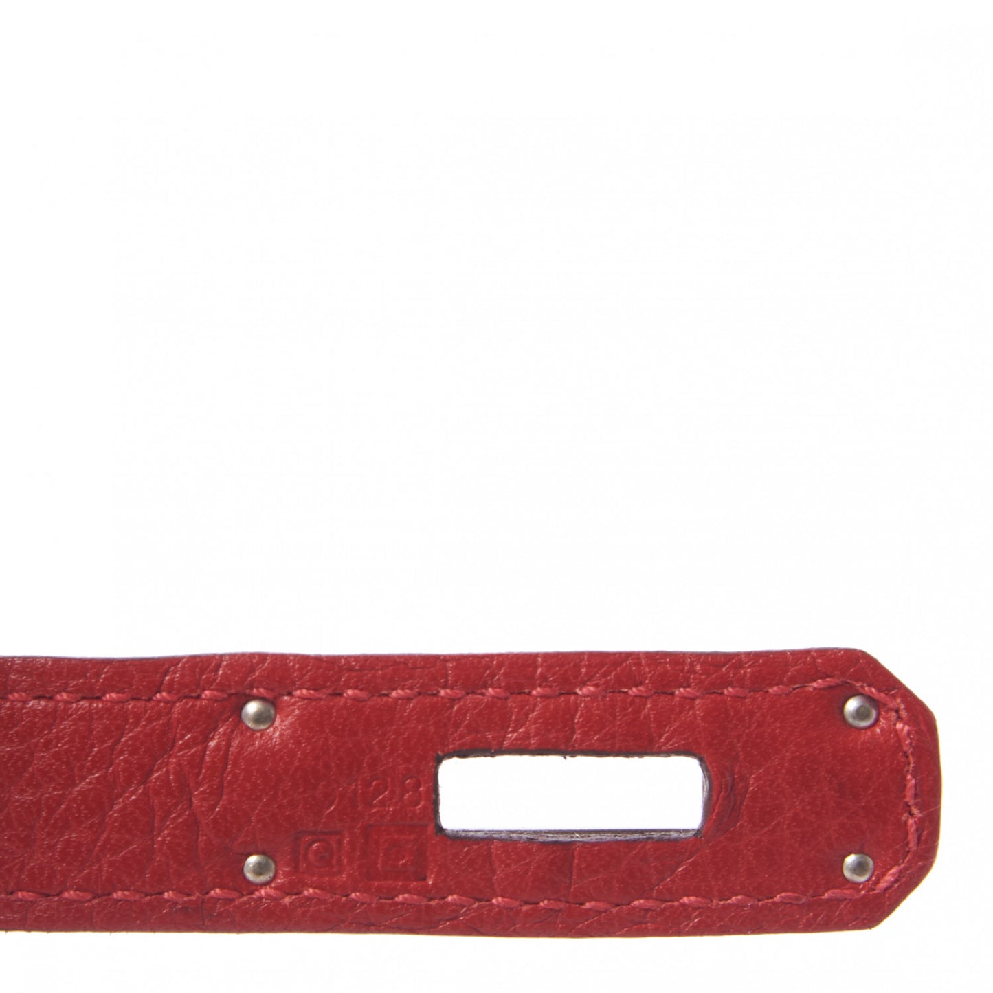 Taurillon Clemence Birkin 30 Rouge Casaque