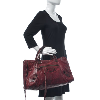 Balenciaga Chevre Classic Hardware Work Rouge Vif 2 of 19