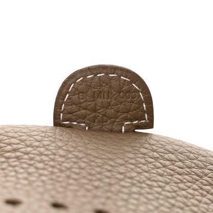 Hermes Taurillon Clemence EVELYNE III PM Etoupe 7 of 11