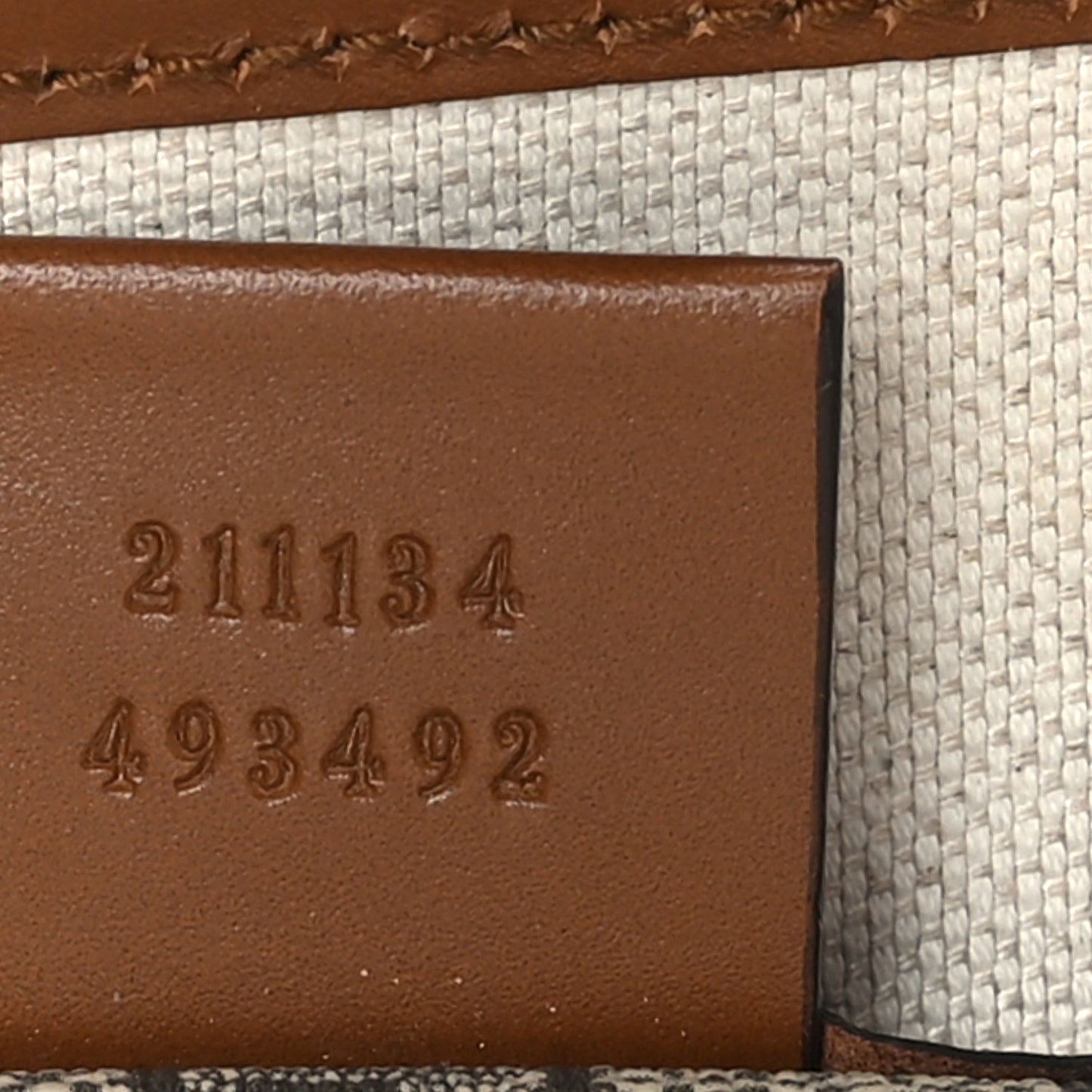 GG Plus Monogram Medium Signature Web Loop Tote Light Brown