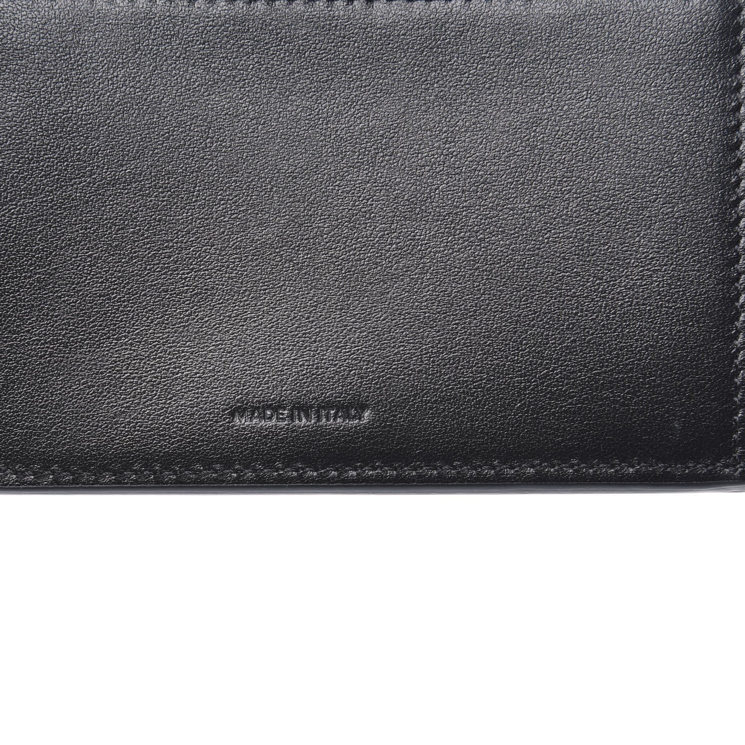 Celine Grained Calfskin Medium Multifunction Strap Wallet Black 6 of 7