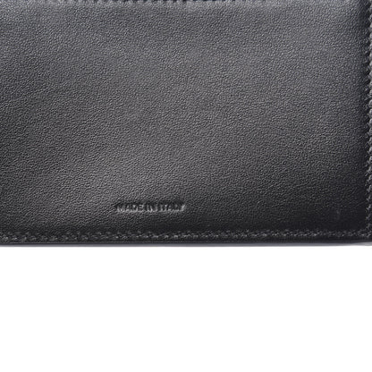 Celine Grained Calfskin Medium Multifunction Strap Wallet Black 6 of 7