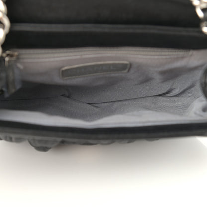 Chanel Washed Lambskin Quilted Mini Chain Around Messenger Black 5 of 10