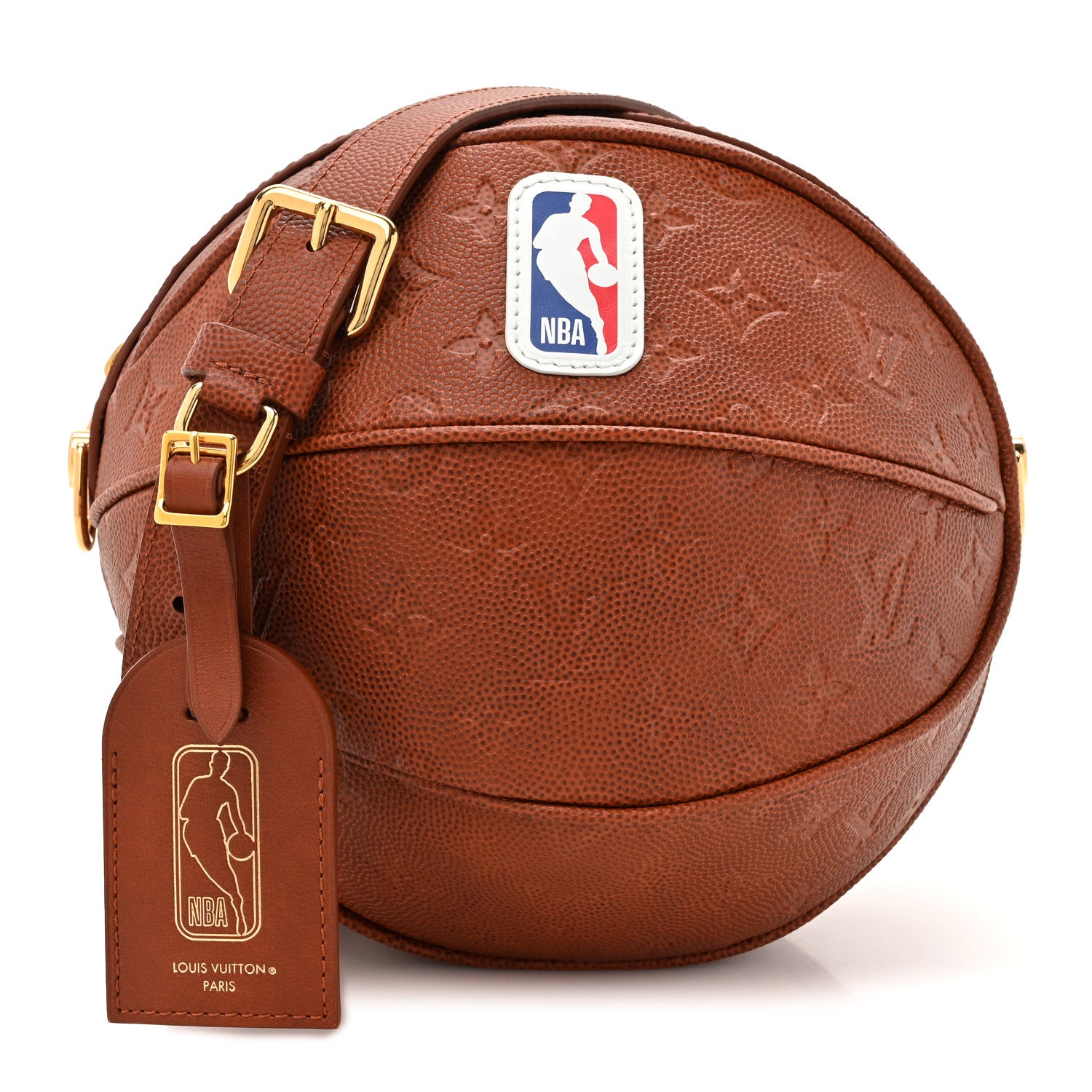 Louis Vuitton X NBA Monogram Ball in Basket Brick Orange 1 of 16