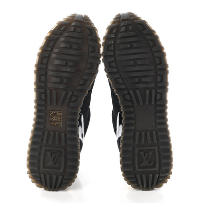 Louis Vuitton Suede Monogram Run Away Sneakers 38 Black 5 of 11