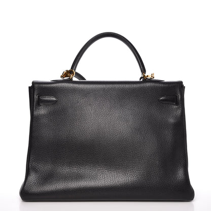Hermes Ardennes Kelly Retourne 35 Black 6 of 32