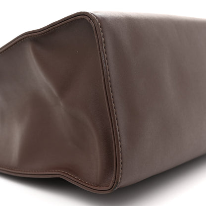 Telfar Vegan Leather Medium Shopping Bag Chocolate 9 of 13