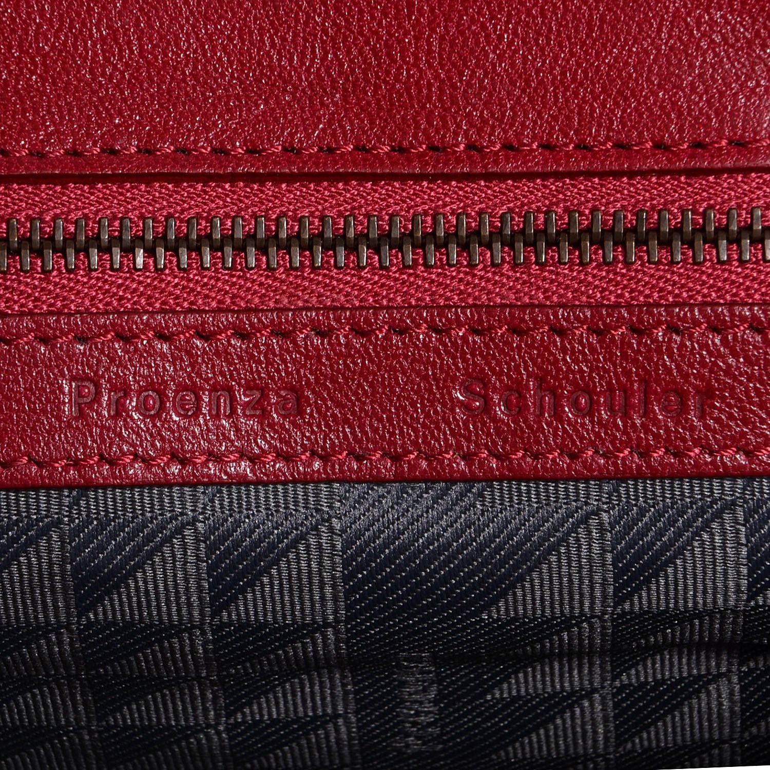 Proenza Schouler Lambskin Tiny PS1 Satchel Crimson 8 of 14