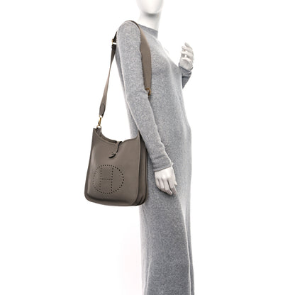 Hermes Taurillon Maurice Evelyne III PM Gris Asphalte 2 of 9
