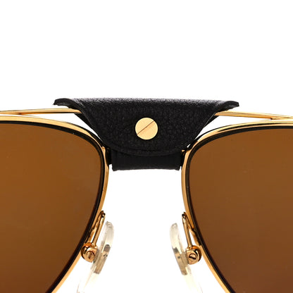 Cartier Santos Dumont Aviator Sunglasses A08A90F Gold 6 of 10