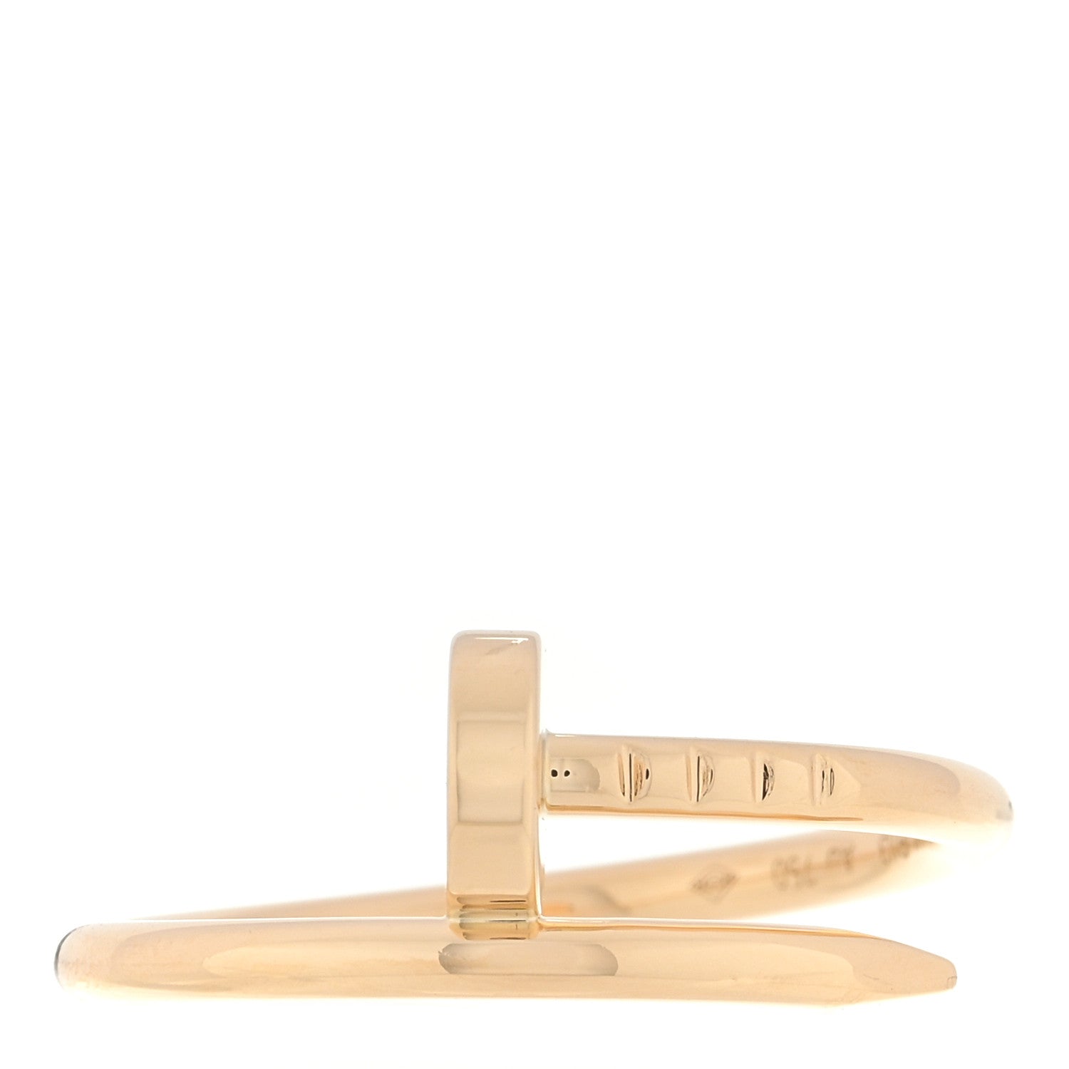 Cartier 18K Yellow Gold Small Juste Un Clou Ring 51 5.75 1 of 5