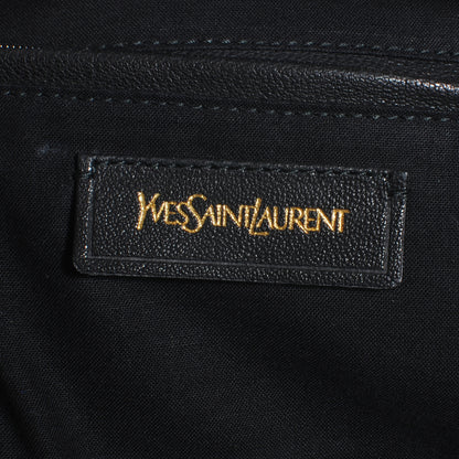 Saint Laurent Leather Large Cabas Chyc Black 6 of 7