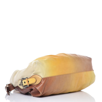 Fendi Agnello Sfumato Doctor B Hobo Bag Multicolor Giallo 4 of 17