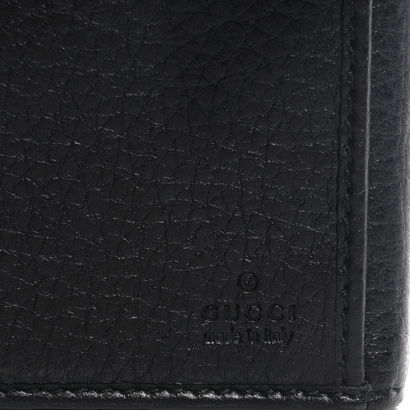 Gucci Leather Bamboo Continental Wallet Black 6 of 7