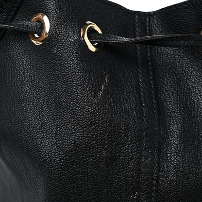 Saint Laurent Calfskin Reversible Double Sac Y Tote Black Gold 10 of 23