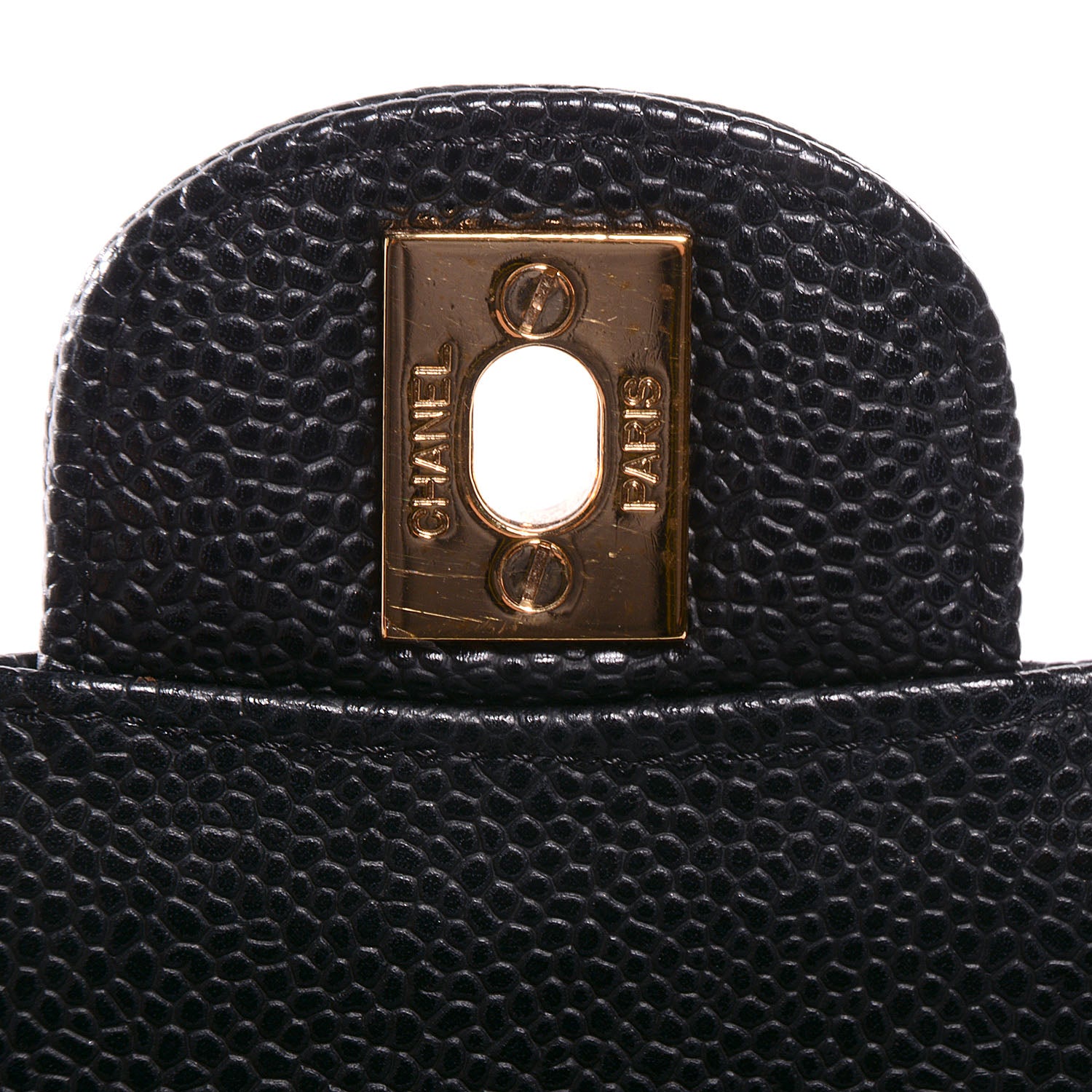 Chanel Caviar Quilted Medium Double Flap Black 6 of 9